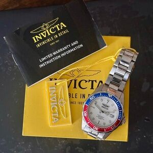 Invicta Watch, 40mm, “Pepsi/White”
